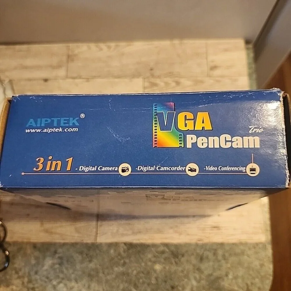 VGA PenCam Digital Camera AIPTEK Trio Geek Vintage Tech AS IS
